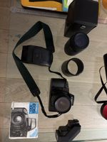 Appareil photo Canon EOS 100 avec accessoires