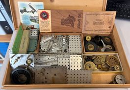 Konstruktionsspielzeug Stokys Metallbaukasten, Vintage!
