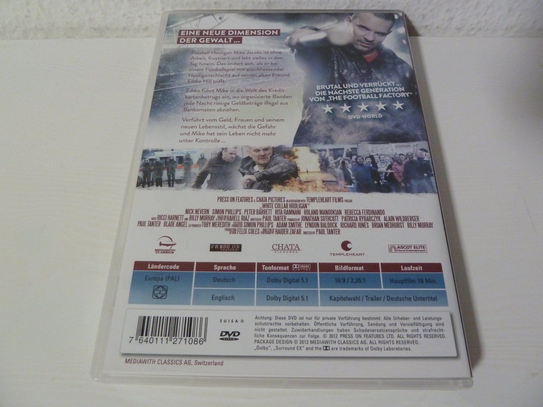 Tutti i DVDs: White Collar Hooligan  [DVD] – Usato da Abtwil SG venduto da Pfusius 1
