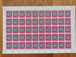 Postfrisch, gültige Schweizer Frankatur, Briefmarkenbogen