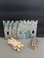 Ritterburgmauern Teile aus Holz EDIX Le Toyvan