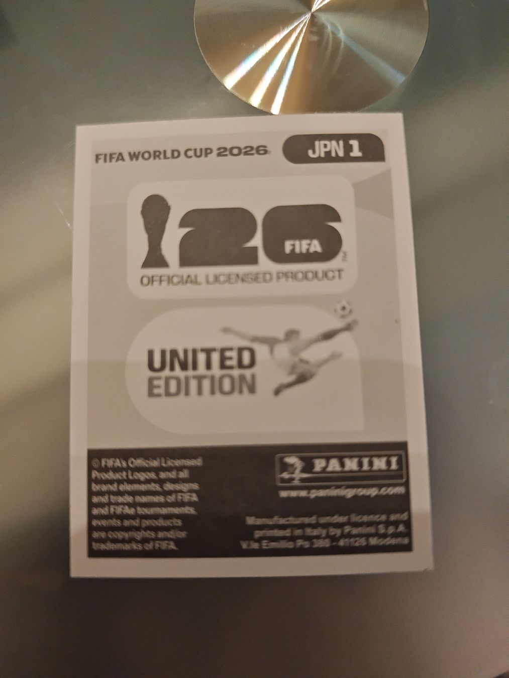 Panini Carte collezionabili: Panini JPN 1 – Nuovo (secondo la descrizione) da Sulgen venduto da 34j_p6s2