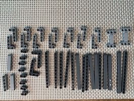 Lego Technik graue runde Lochbalken 42052