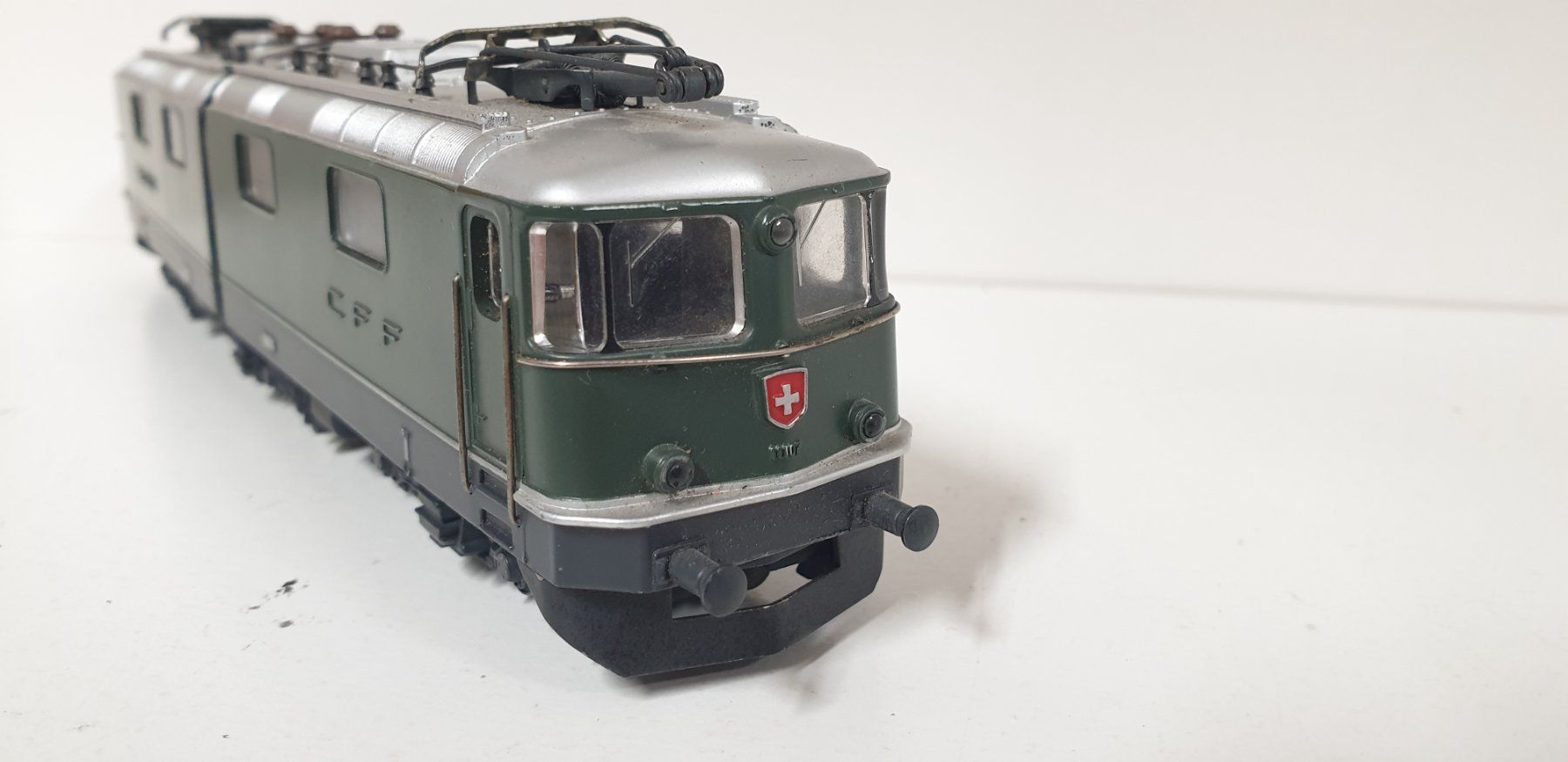 Hag Modellini di ferrovie: Hag SBB Prototyp Re6/6 H0/DC – Usato da Geroldswil venduto da TopTrain54 3