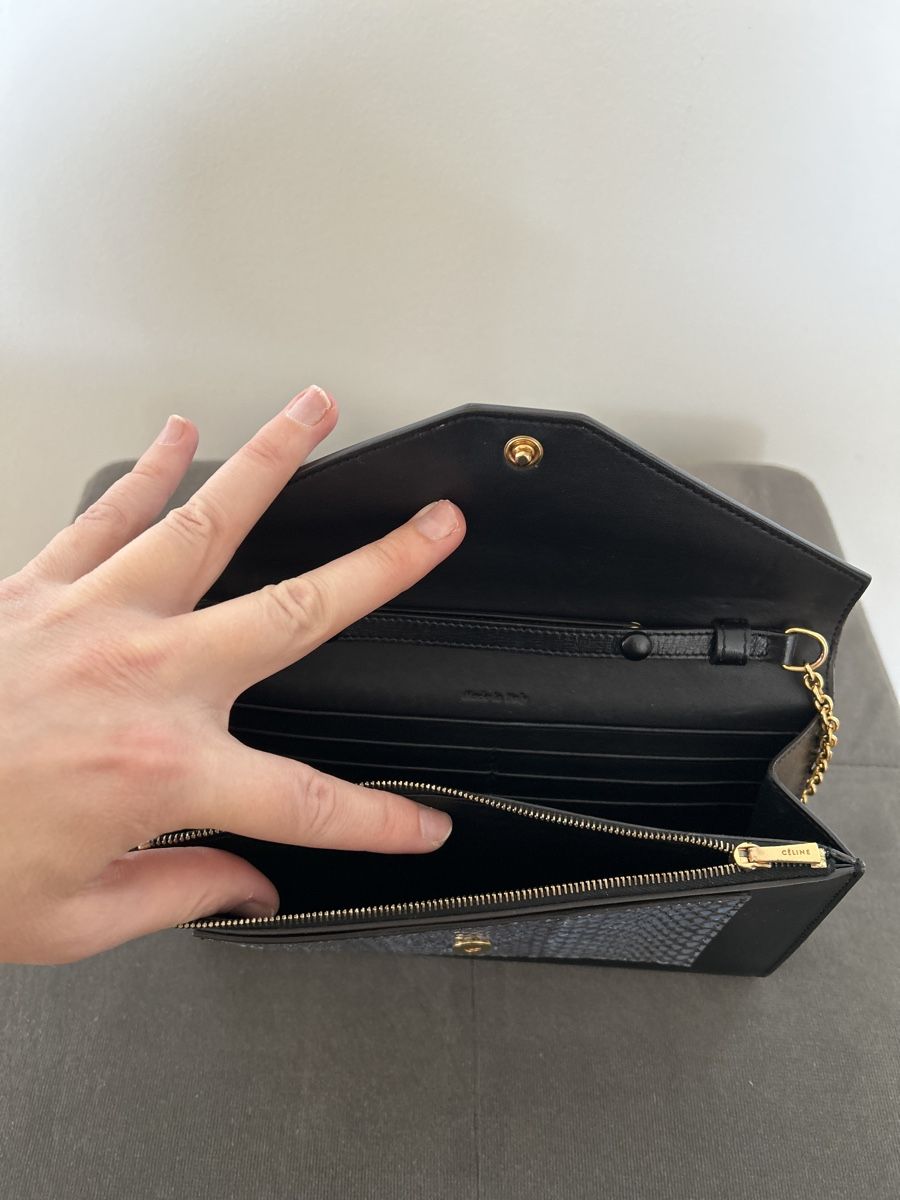 Celine Borse da donna: Céline Clutch Bag mit Kette – Usato da Wädenswil venduto da celinecelineh 6