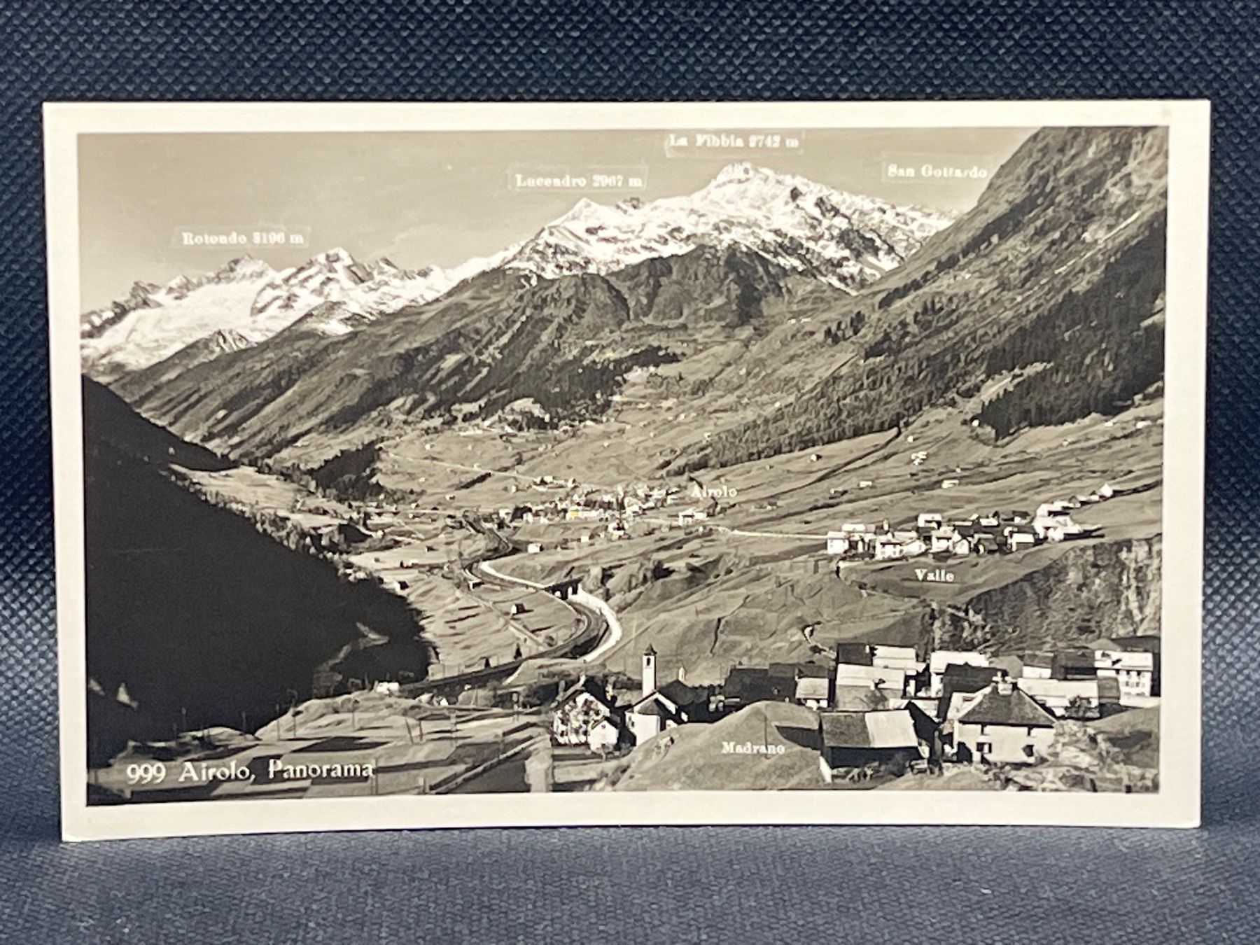 Cartoline postali: Airolo, Panorama – Usato da Widnau venduto da Brusi9