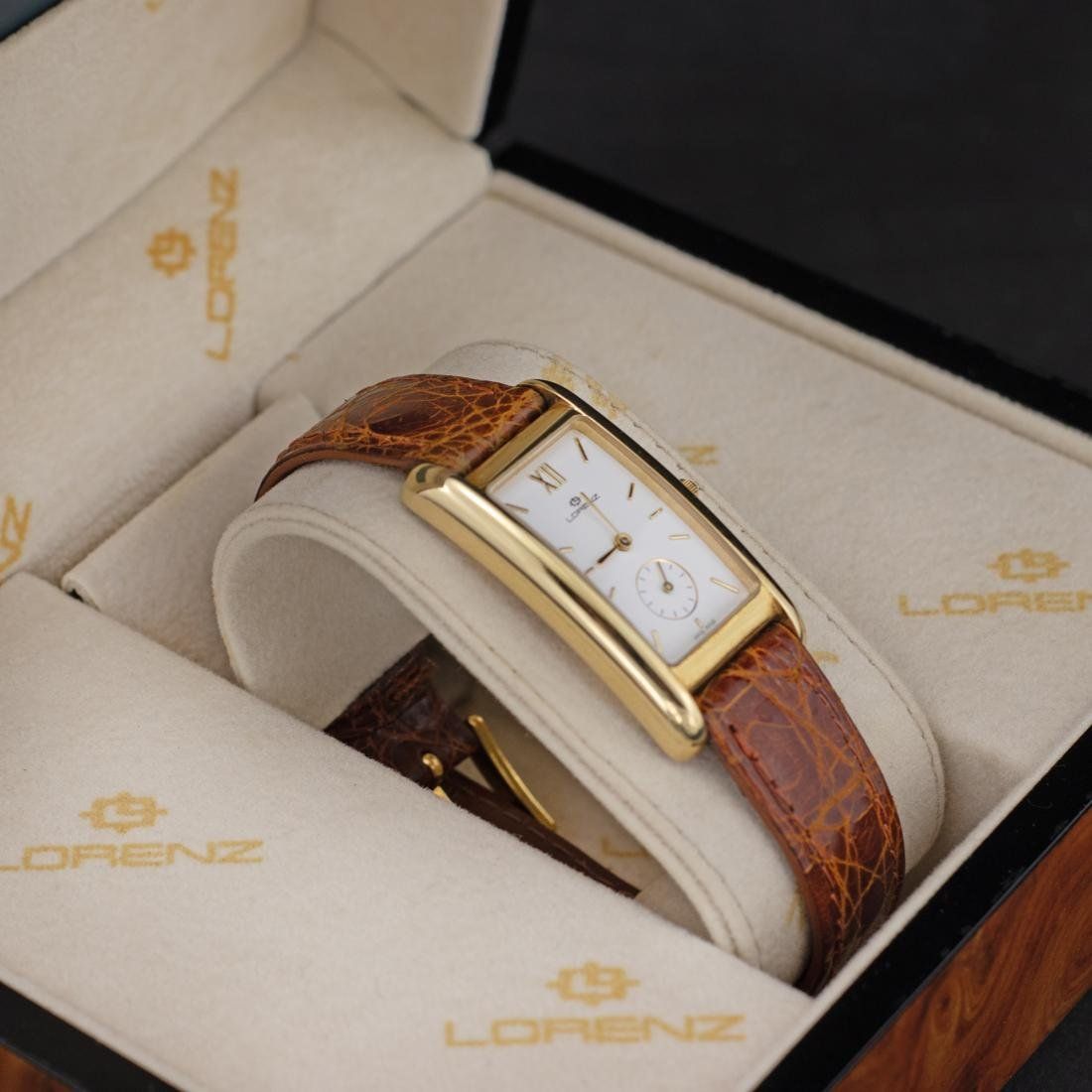 Orologi: Lorenz Classic 18 Karat Gold - Ref. 16349AF - Komplettes Set – Usato da Lugano venduto da Historianlugano 3