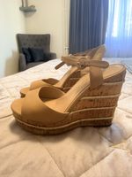 Kurt Geiger wedge sandals in beige
