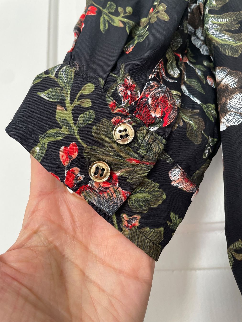 Mango Vestiti: Mango Kleid Grösse S mit Blumen Rosenmuster – Usato da St. Gallen venduto da Shazzz 7