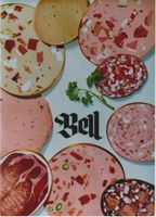 BELL METZGEREI AUFSCHNITT 1948 Original Plakat