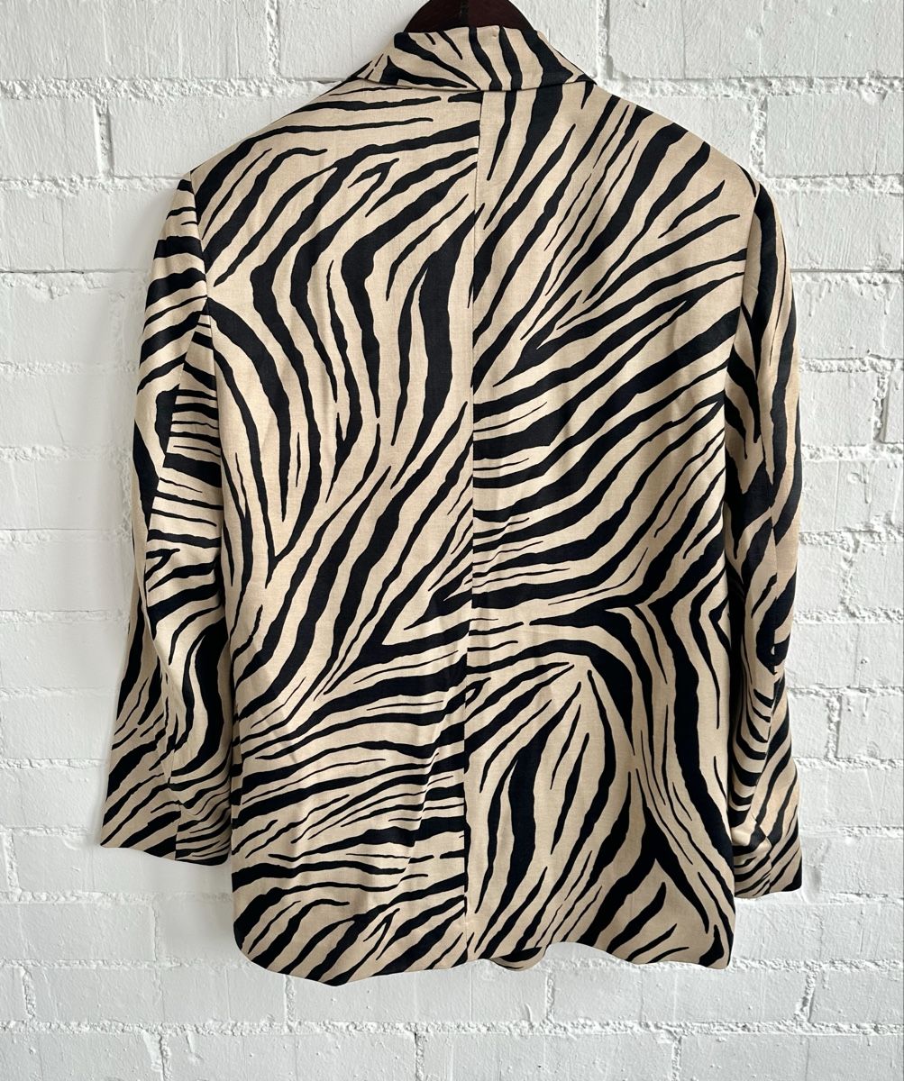 Zara Giacche: Blazer im Zebramuster von Zara / Gr. S – Usato da Bern venduto da Fraeuleinhonig 4