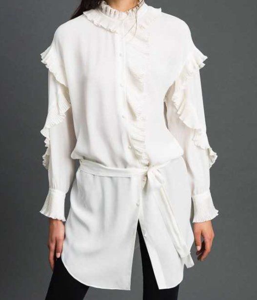 Tuniques: Twinset Longbluse / Tunika, offwhite, Gr.36 – Neuf (Voir description) à Nürensdorf par 2ND_STORY 9