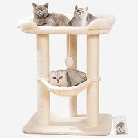 71 cm Kratzbaum für Katzen, Beige