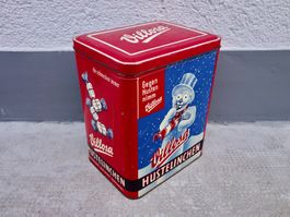 alte Blechdose Dose VILLOSA HUSTELINCHEN BONBONS HUSTEN