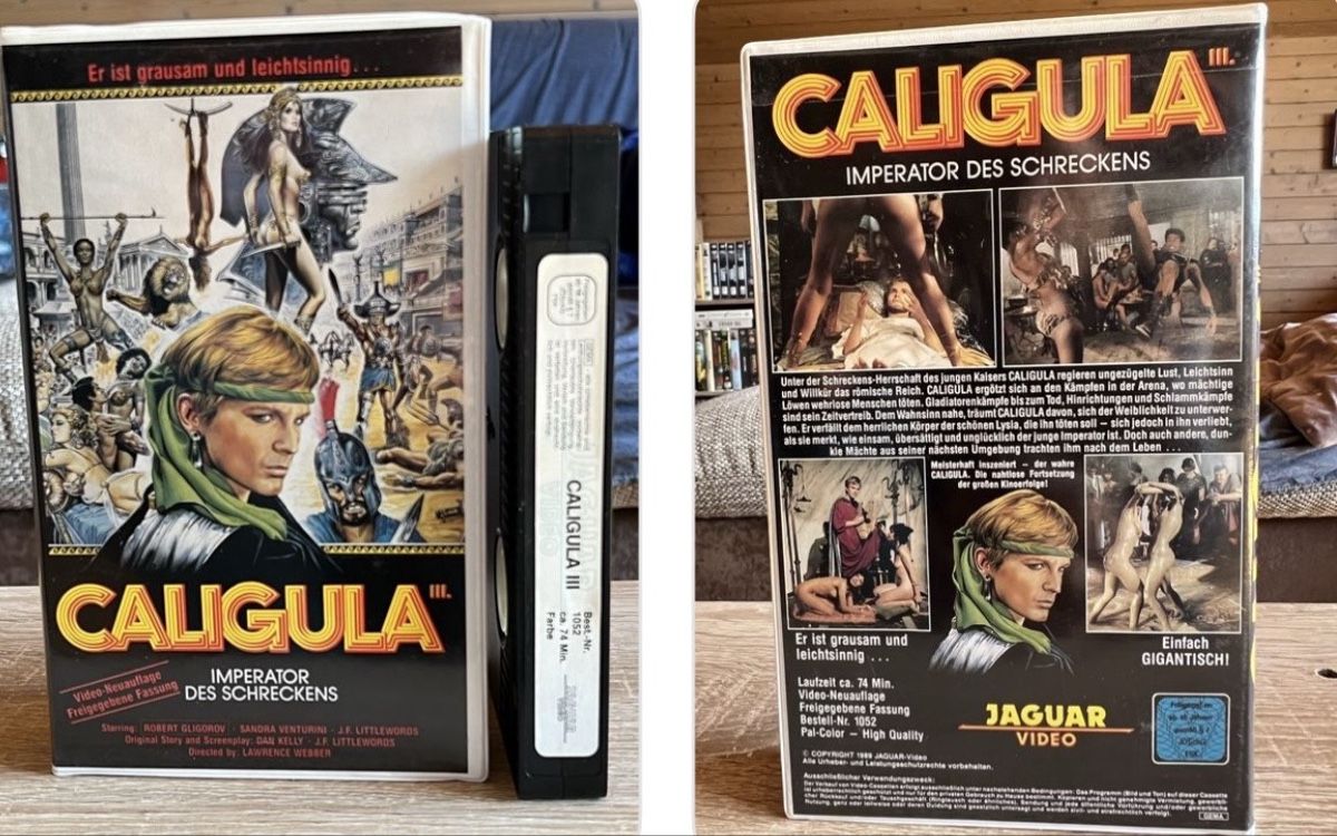 Toutes les VHS: VHS CALIGULA – D'occasion à Aadorf par Schwarzschlumpf1972