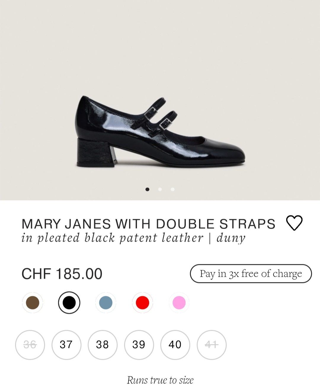 Jonak Scarpe da donna: Jonak MARY JANES WITH DOUBLE STRAPS Gr.36 – Usato da Dietikon venduto da rvs_g9y7 5