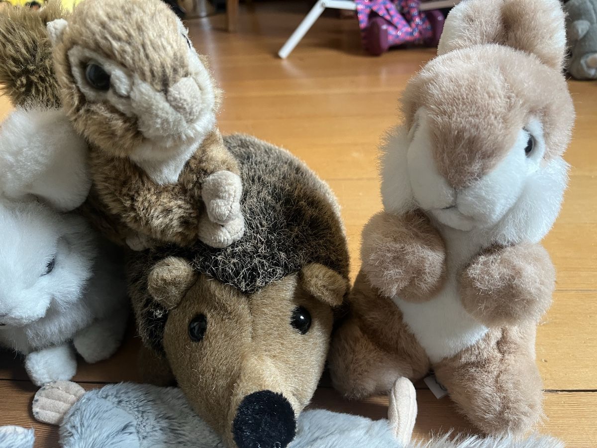 Giocattoli: Bundle of Plush Animals - Squirrel, Rabbit, Hedgehog! – Usato da Aarau venduto da kailing12 2