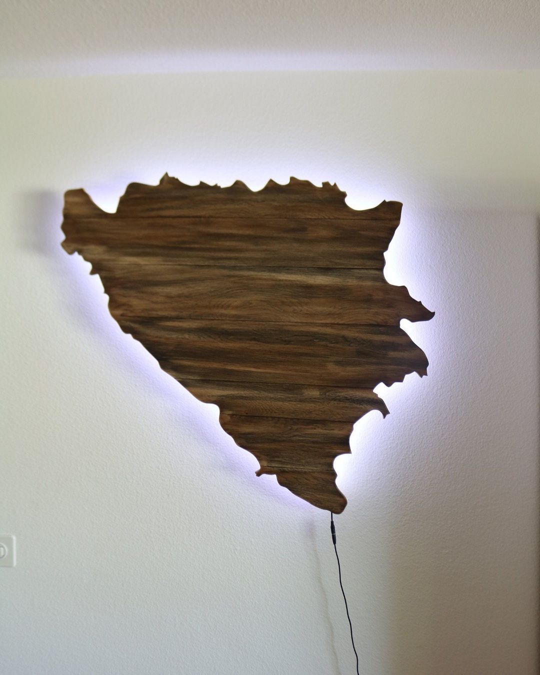 Xilografie: Bosnien Karte aus Holz LED – Nuovo e nell'imballaggio originale da Zürich venduto da Miki_Schreiner 3