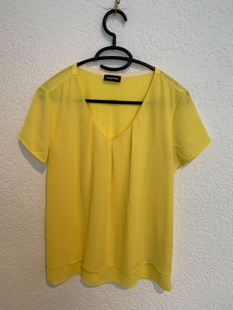 Taifun Shirt Bluse gelb Gr. XS