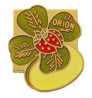 U175 - Pin ORION - Marienkäfer Kleeblatt