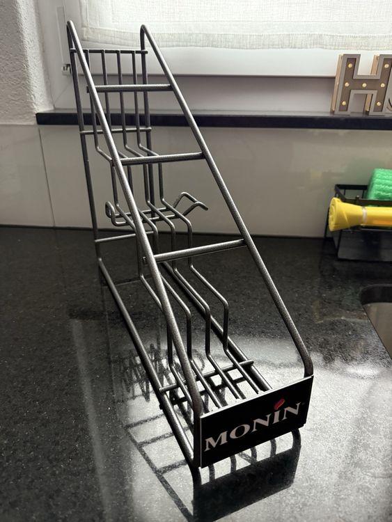 Monin Sirup Bar Rack/Halterung - Top Zustand, Metall! (55) (Neu (gemäss ...