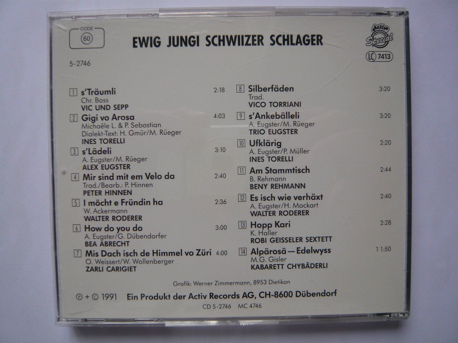CD: Various Ewig Jungi Schwiizer Schlager – Usato da Winterthur venduto da Cajun 1