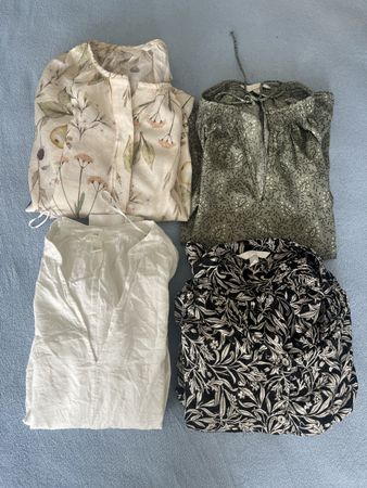 4er Blusen-Set -Gr. XS/S im Top-Zustand!