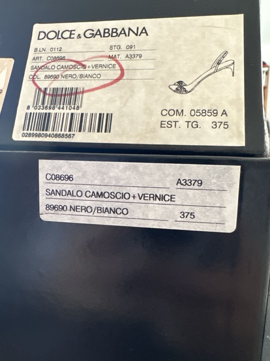 Dolce & Gabbana Damenschuhe: D&G Originale Sandalen Gr. 37.5 NEU – Neu und originalverpackt aus Fribourg von FafaL 6