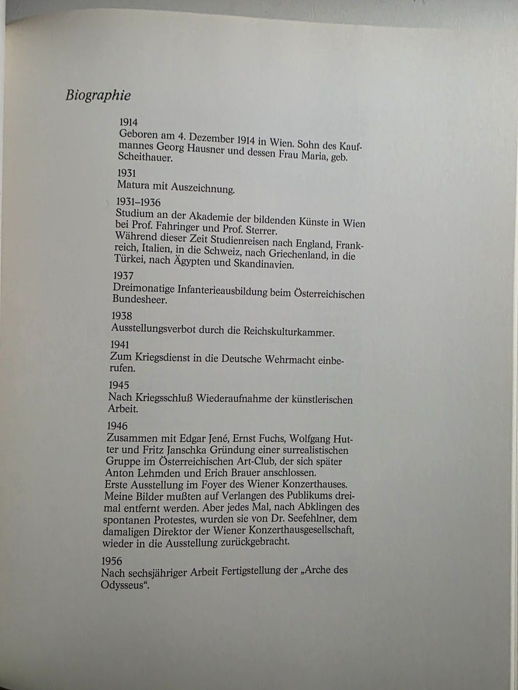 Libri: Rudolf Hausner - 1989 - – Usato da Walterswil BE venduto da Lonitti 4