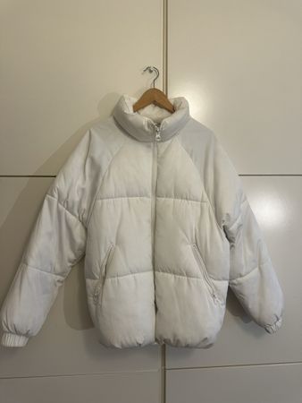Pull&Bear Winterjacke, Weiss, Gr. S