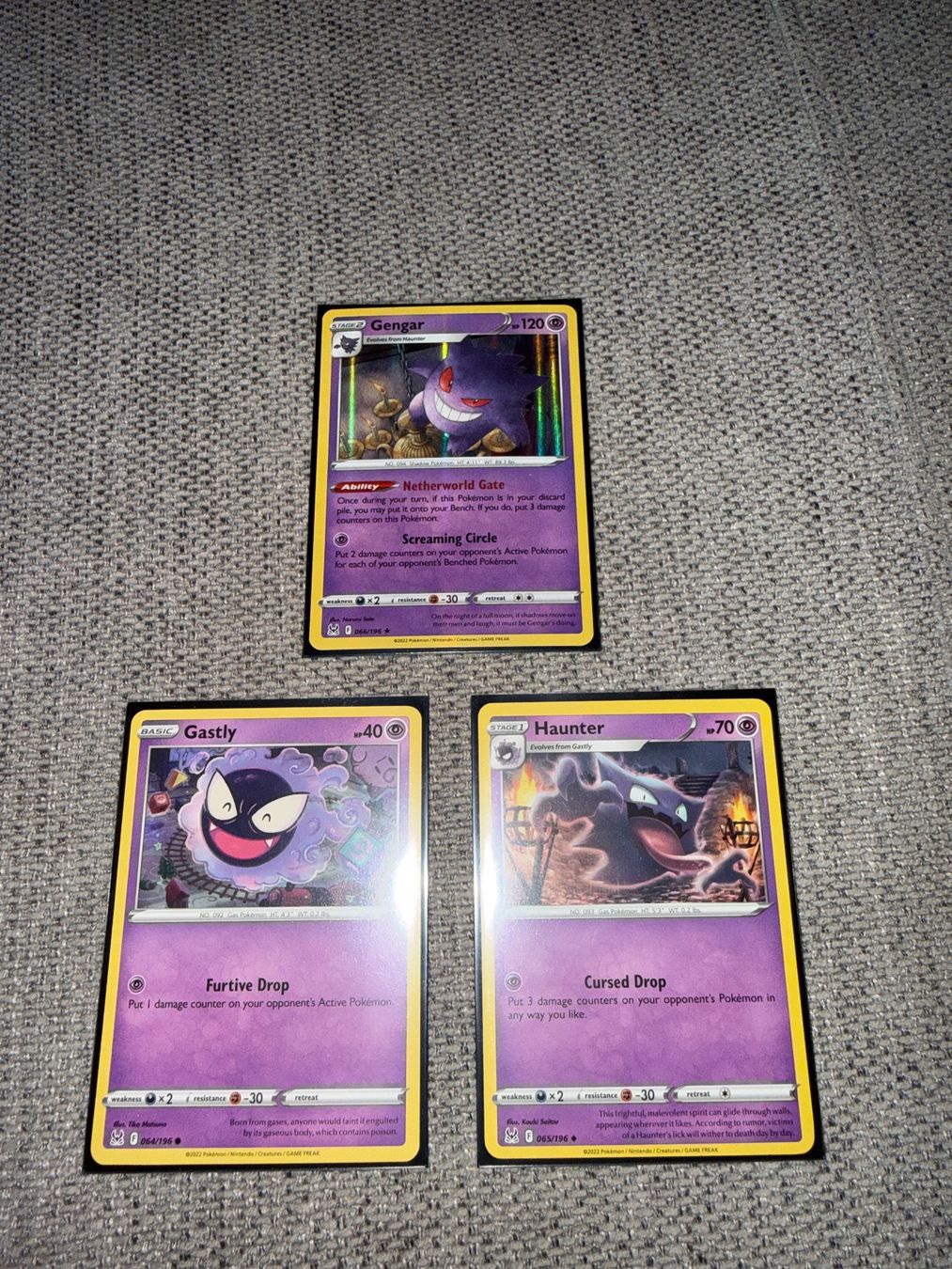 Pokémon Cartes à collectionner: Gastly - Haunter - Gengar Promo Set – Neuf (Voir description) à Zürich par EL1992