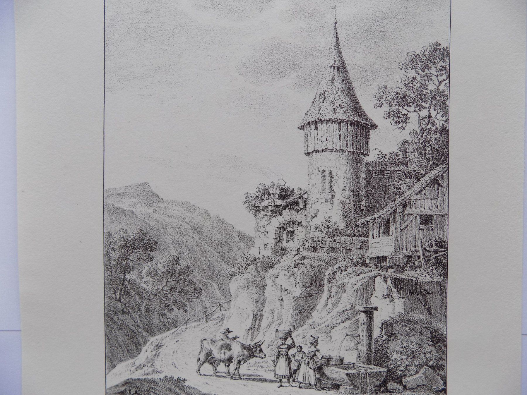 Gravures: Ruines aux environs de Vevey – D'occasion à Risch par Rischli15 3