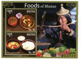 Block "Gastronomie". Bhutan