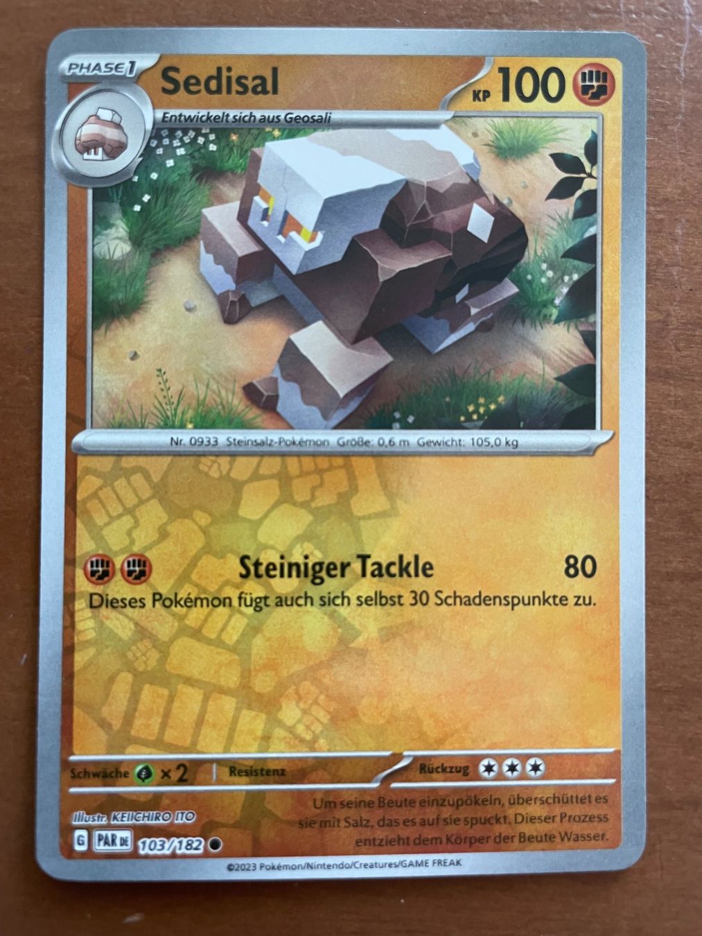 Pokémon Carte collezionabili: Pokemon Sedisal Reverse (Versand gratis) – Nuovo (secondo la descrizione) da Chur venduto da Angerson