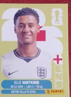 Ollie Watkins Sammelkarte Aston Villa FC guter Zustand