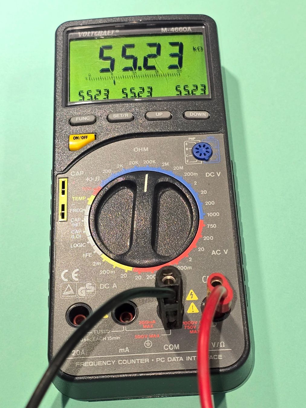 Voltcraft Misurare: Spitzenmultimeter Voltcraft M4660A von 2000, funktioniert! – Usato da Azmoos venduto da johanoes