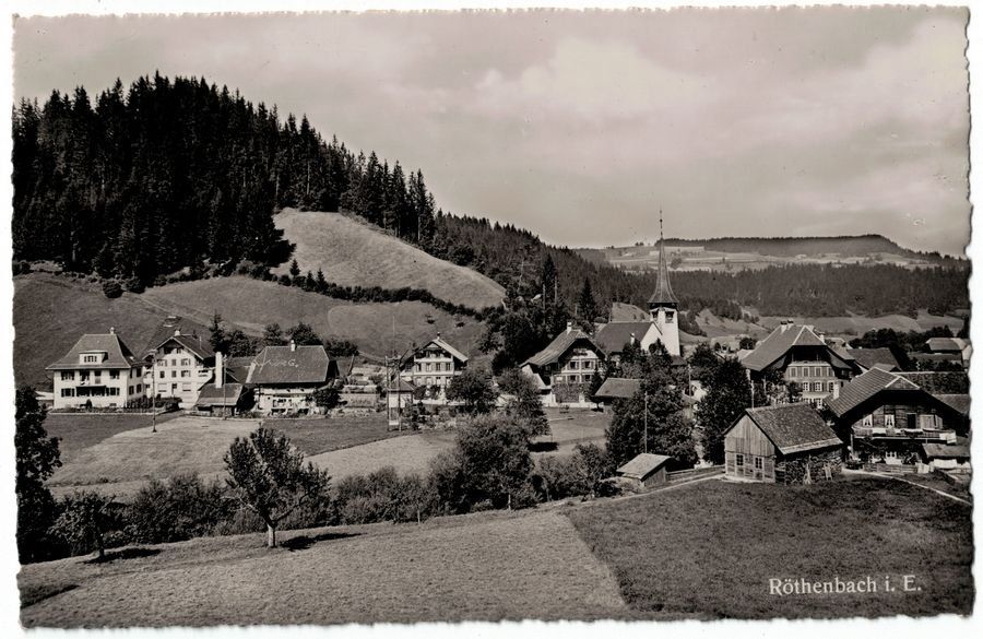 Cartoline postali: Röthenbach i.E., um 1940 – Usato da Frauenfeld venduto da POML