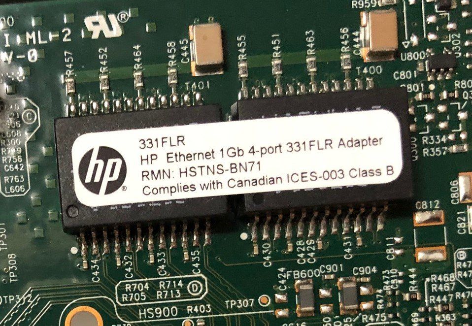 Spine: HP Ethernet 1 GB 4-Port 331 FLR Adapter – Usato da Buchs SG venduto da Handyman77 6