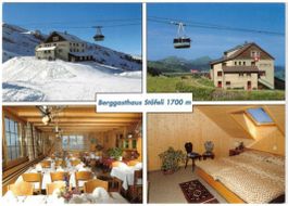 Unterwasser - 4 Bild AK Berggasthaus Stöfeli