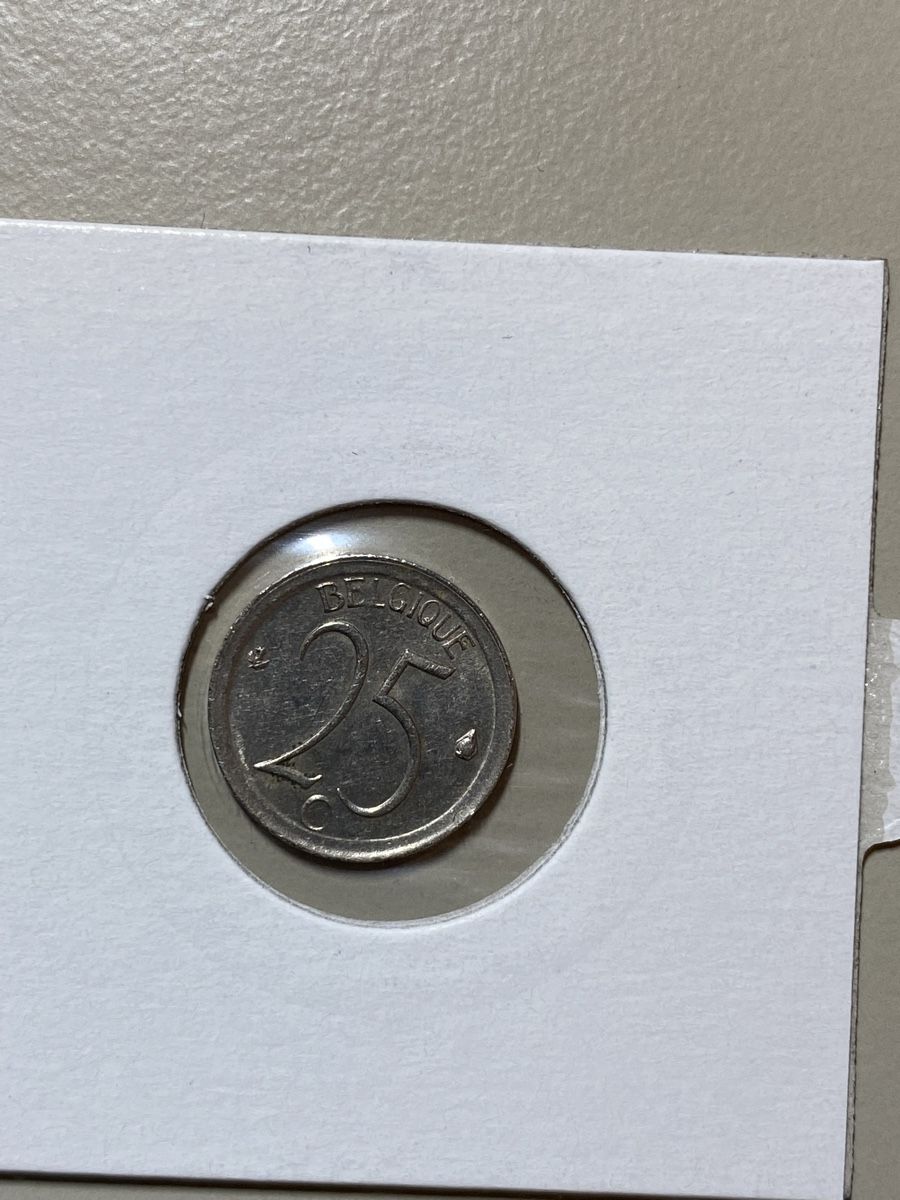 Tutti le monete: Belgique - 25 centimes - 1974  – Usato da Payerne venduto da Mike1682 1