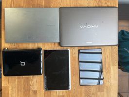 Auktion: 5x Laptops & Tablets (Samsung, Medion, Acer, Sony..