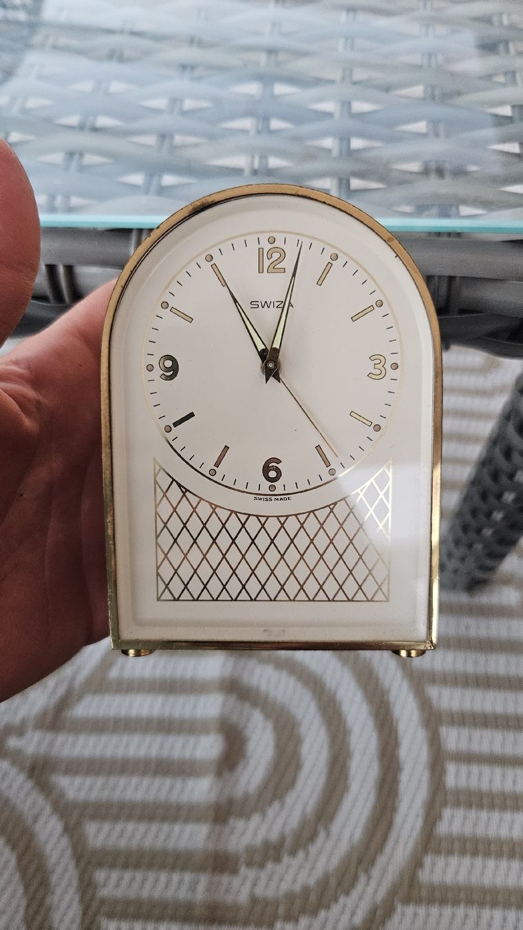 Orologi da terra & Orologi da parete: Swiza Tisch Uhr – Usato da Rickenbach b. Wil venduto da nic_8ljr