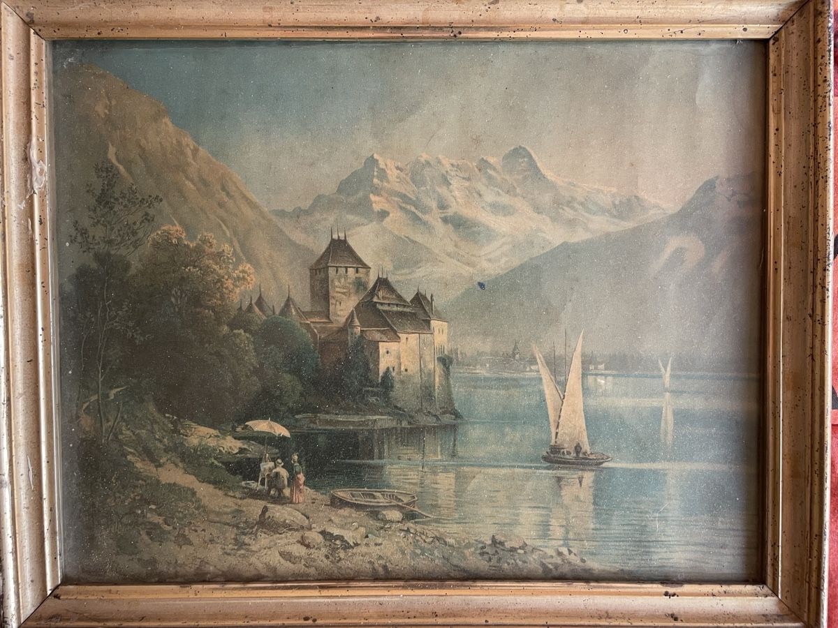 Stiche: Château de Chillon tableau – Gebraucht aus Lausanne von syl041177