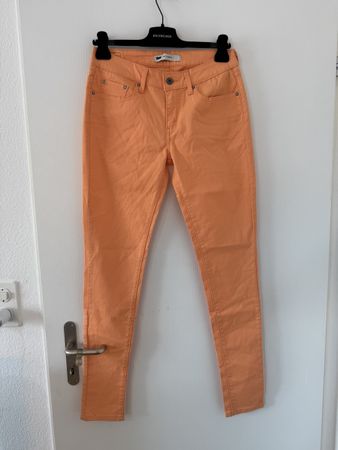 Levi's 535 Legging Jeans Orange Damen Grösse W30 L32 rare
