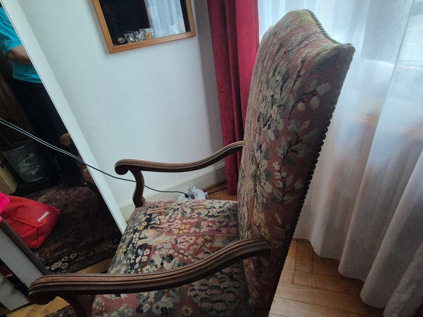 Sedie: Schöner Gobelin-Stuhl (Gebraucht) – Usato da Riehen venduto da Gatzgi 1