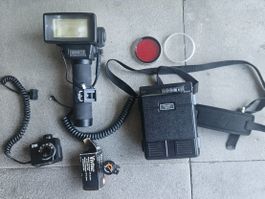 Vivitar 365 Zoom Thyristor Blitz-Set