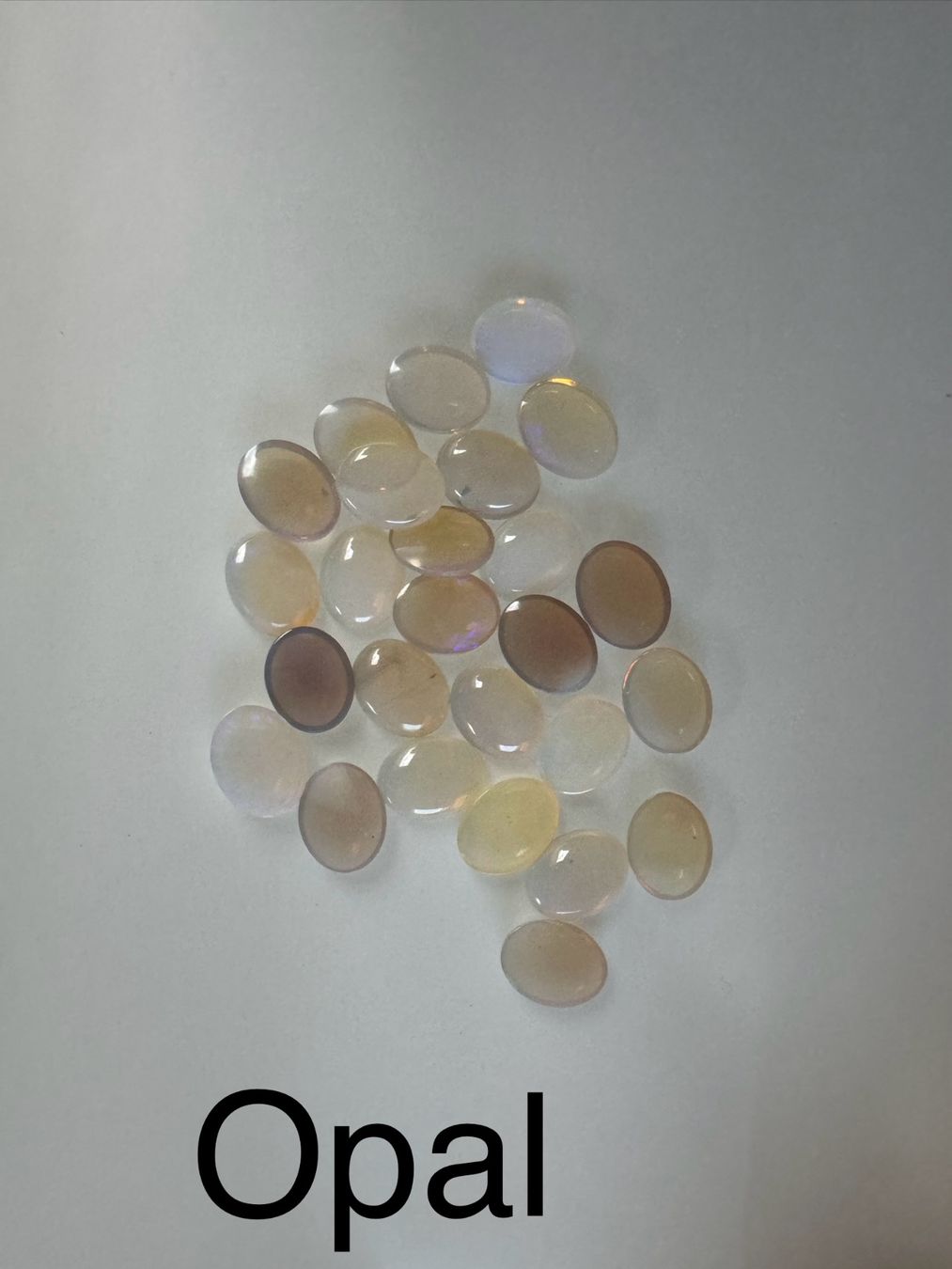 Fossili: Cabochons Opal echt  neu    Top Farben Top Glanz – Nuovo e nell'imballaggio originale da Leuggern venduto da gemshow