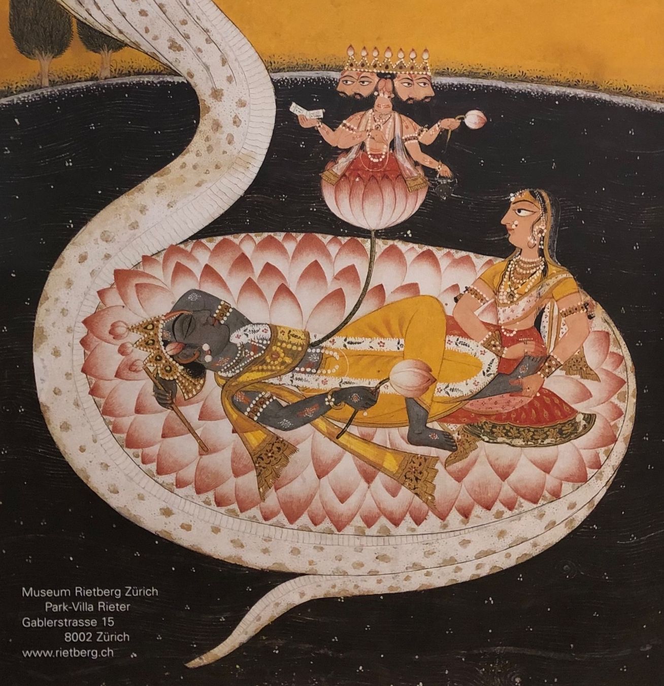 Foto & Immagini: 1 Plakat Museum Rietberg: Vishnu – Usato da Zürich venduto da anderart 2