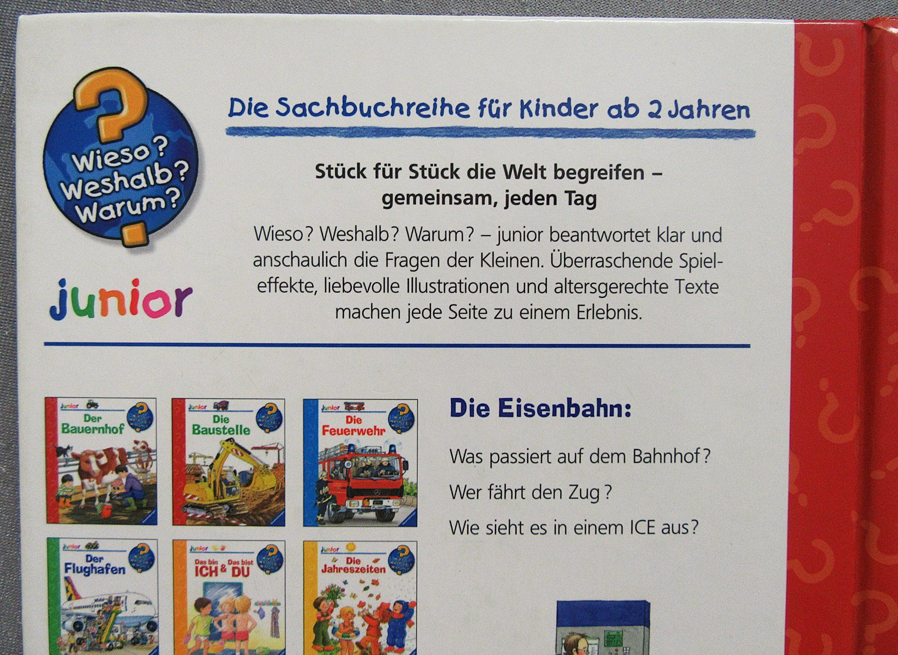 Bücher: Die Eisenbahn - junior - Wieso ? Weshalb ? Warum ? – Gebraucht aus Auenstein von Padabimbim 1