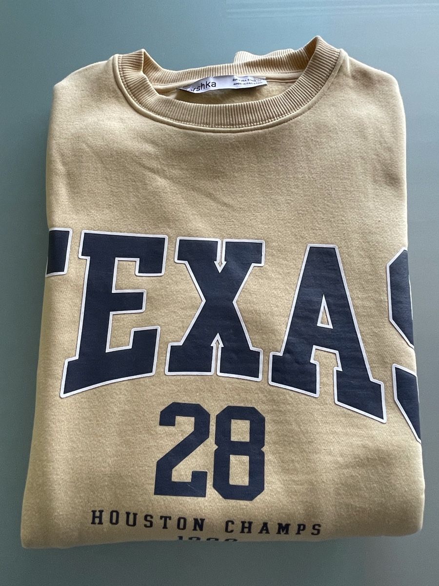 Bershka Pullover & Sweatshirts: Pull oversize Bershka Texas jaune pâle, taille S, neuf ! – Neu und originalverpackt aus Vuadens von Nina11 5